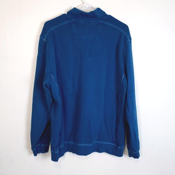 Tommy Bahama 1/4zip Sweatshirt XL - Picture 4 of 4